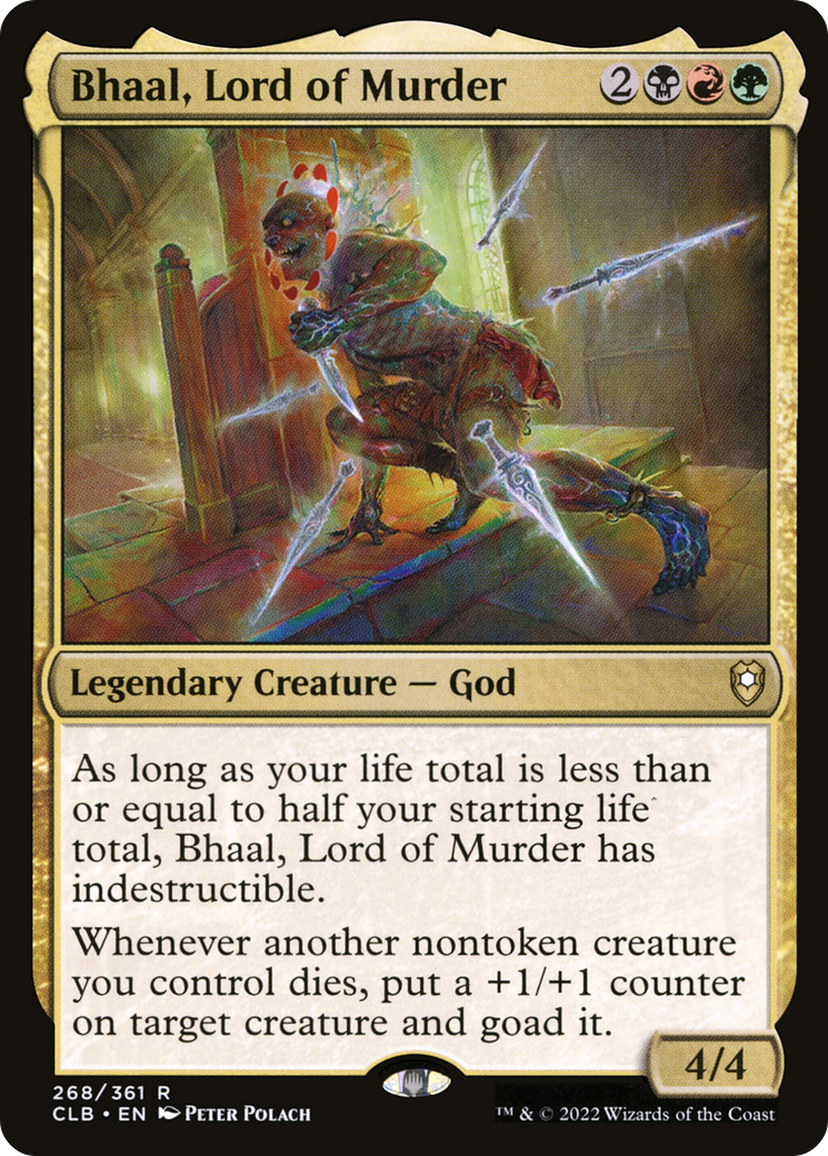 Bhaal, Lord of Murder (268) - Commander Legends: Battle for Baldur's Gate