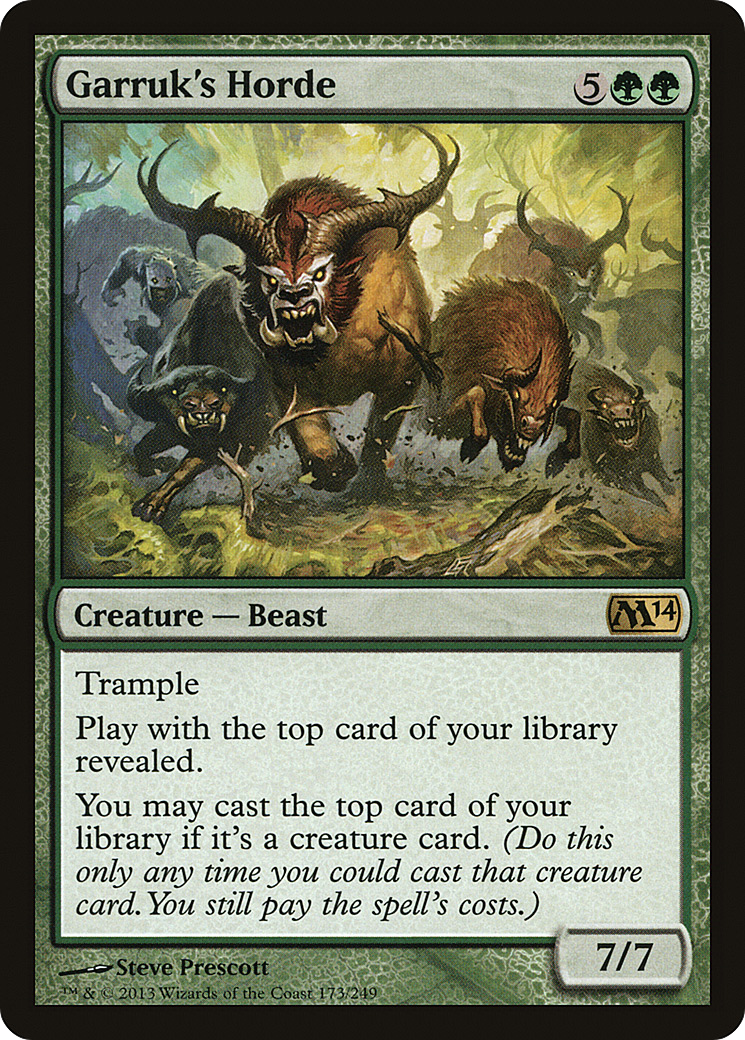 Garruk's Horde (173) Foil - Magic 2014