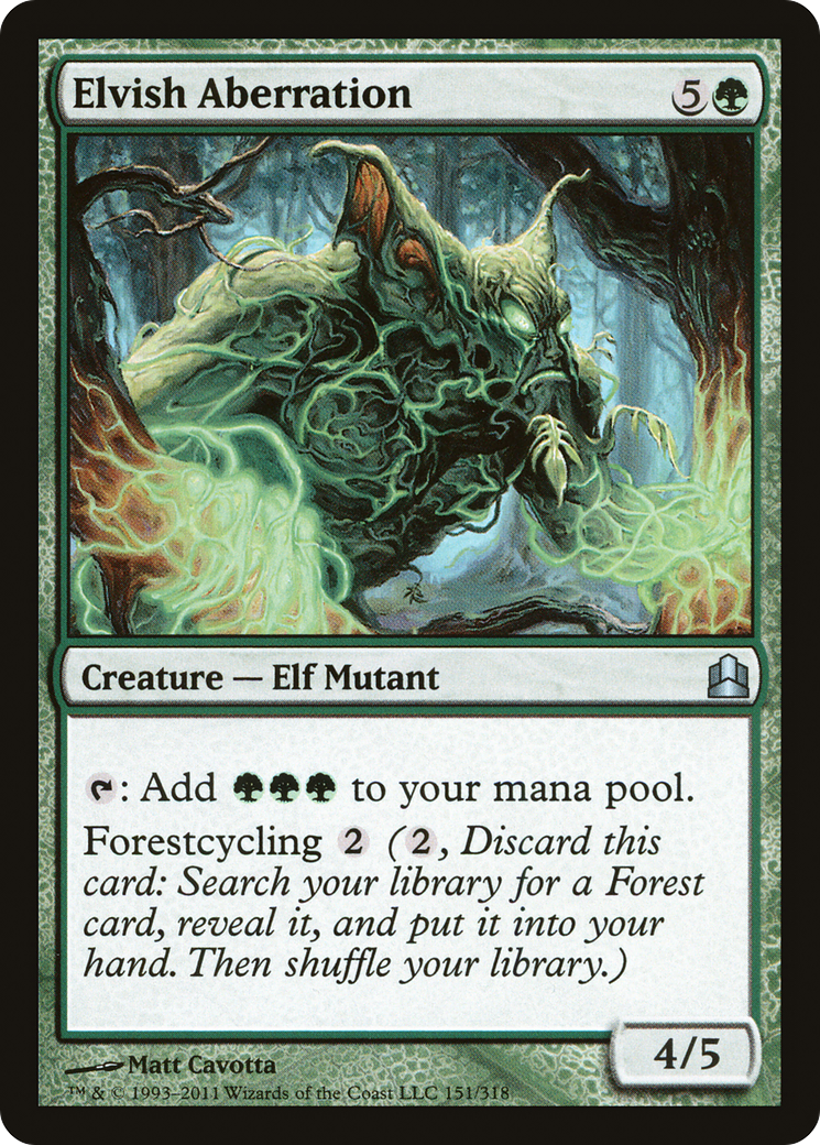Elvish Aberration (151) - Commander 2011