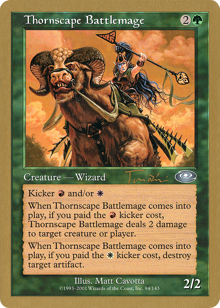 Thornscape Battlemage - 2001 Jan Tomcani (PLS) (Retro) - World Championship Decks 2001