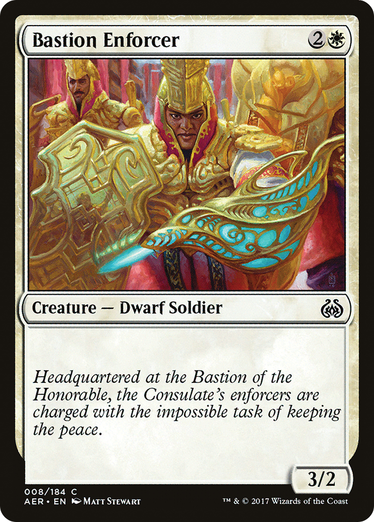 Bastion Enforcer (008) Foil - Aether Revolt