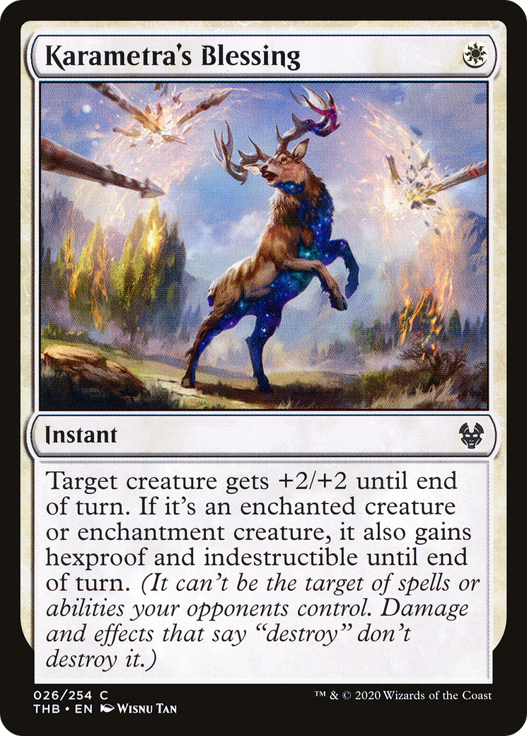 Karametra's Blessing (026) Foil - Theros Beyond Death