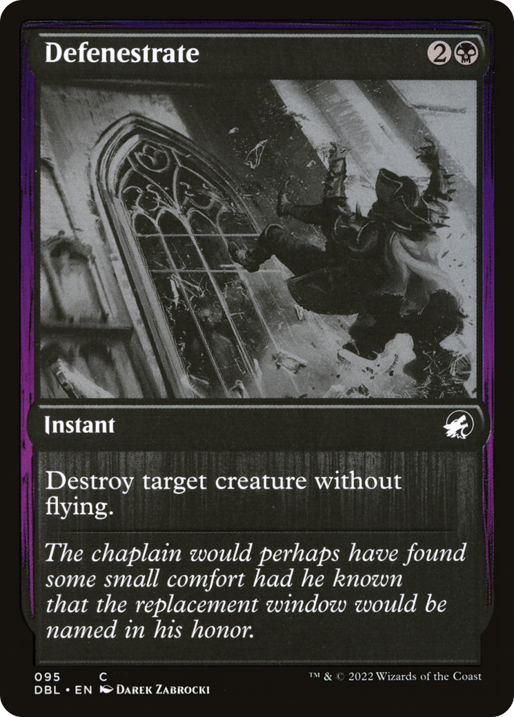 Defenestrate (095) Foil - Innistrad: Double Feature