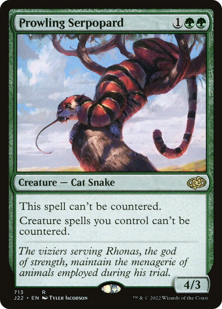 Prowling Serpopard (713) - Jumpstart 2022