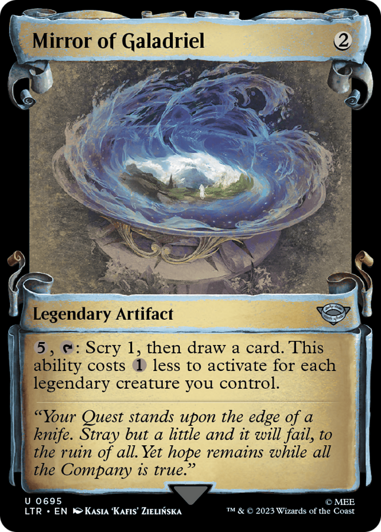 Mirror of Galadriel (Showcase) (695) Foil - The Lord of the Rings: Tales of Middle-earth
