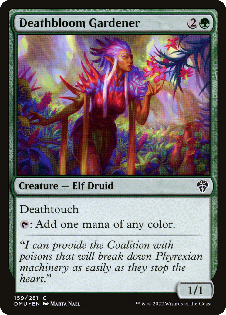 Deathbloom Gardener (159) Foil - Dominaria United