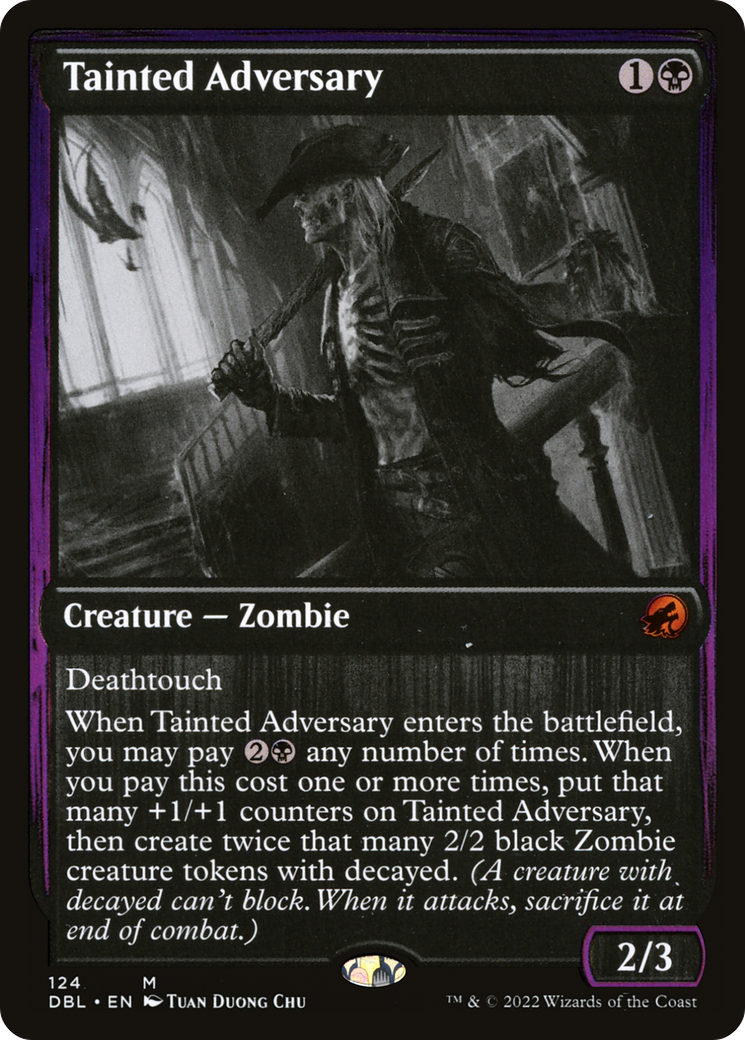 Tainted Adversary (124) Foil - Innistrad: Double Feature
