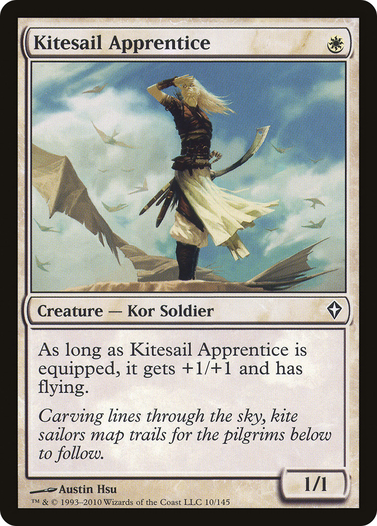 Kitesail Apprentice (010) Foil - Worldwake