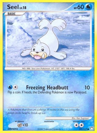 Seel (97) Reverse Holofoil - Mysterious Treasures