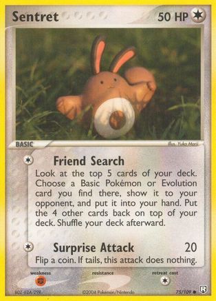 Sentret (75) Reverse Holofoil - Team Rocket Returns