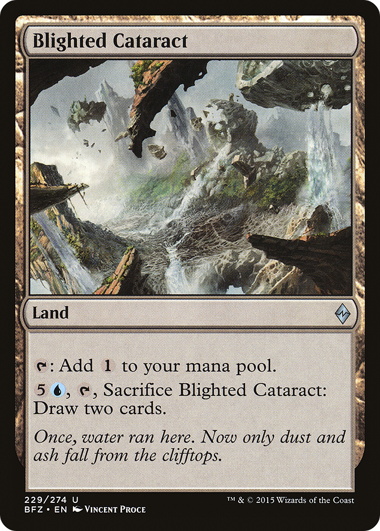 Blighted Cataract (229) - Battle for Zendikar