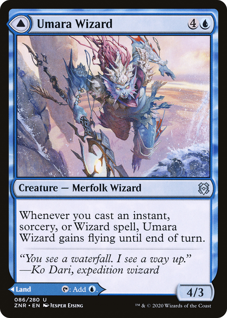 Umara Wizard (086) Foil - Zendikar Rising
