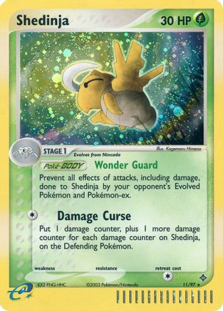 Shedinja (11) Reverse Holofoil - Dragon