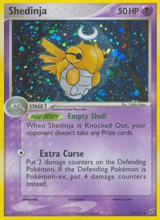 Shedinja (14) Reverse Holofoil - Deoxys