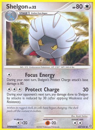 Shelgon (64) Reverse Holofoil - Secret Wonders