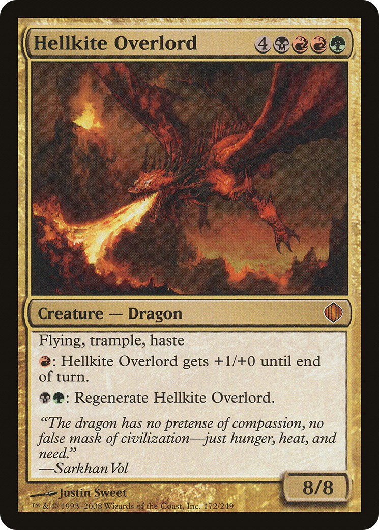 Hellkite Overlord (172) Foil - Shards of Alara