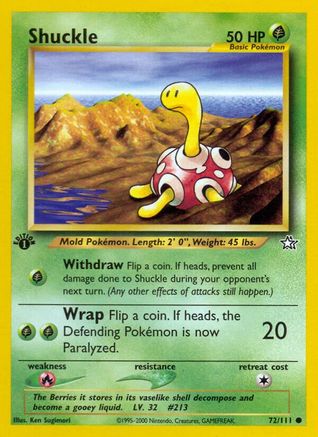 Shuckle (72) 1st Edition - Neo Genesis