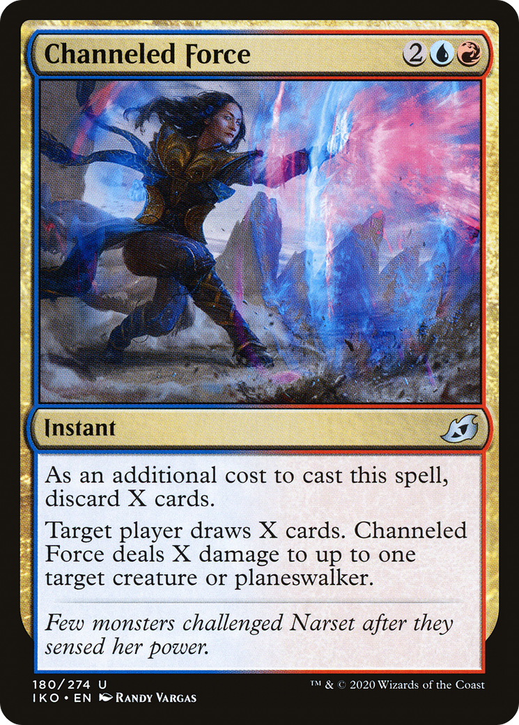 Channeled Force (180) Foil - Ikoria: Lair of Behemoths