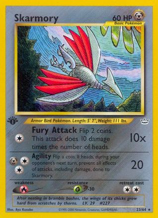 Skarmory (23) 1st Edition - Neo Revelation