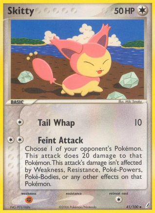 Skitty (41) Reverse Holofoil - Crystal Guardians