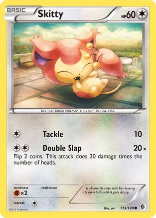 Skitty (113) Reverse Holofoil - Boundaries Crossed