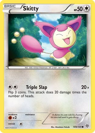 Skitty (109) Reverse Holofoil - Plasma Storm