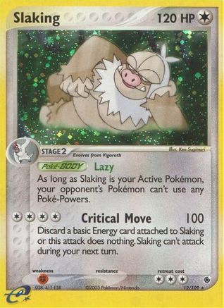 Slaking (12) Reverse Holofoil - Ruby and Sapphire