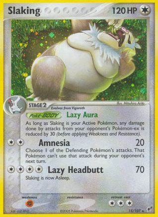 Slaking (15) Reverse Holofoil - Deoxys