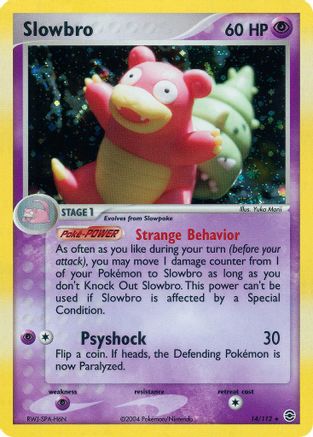Slowbro (14) Reverse Holofoil - FireRed & LeafGreen