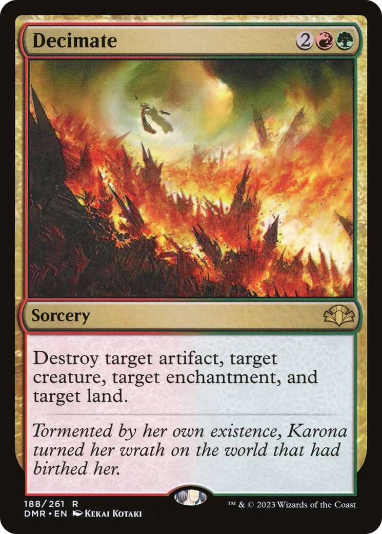 Decimate (188) Foil - Dominaria Remastered
