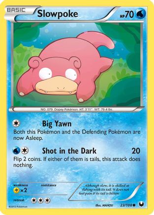 Slowpoke (23) Reverse Holofoil - Dark Explorers