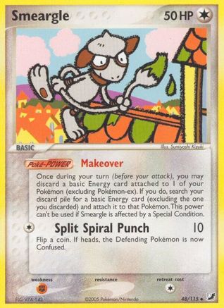 Smeargle (48) Reverse Holofoil - Unseen Forces