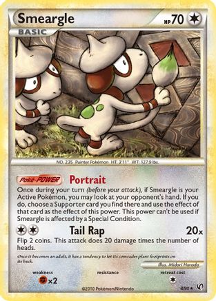 Smeargle (8) Reverse Holofoil - Undaunted
