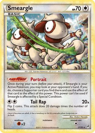 Smeargle (21) Reverse Holofoil - Call of Legends