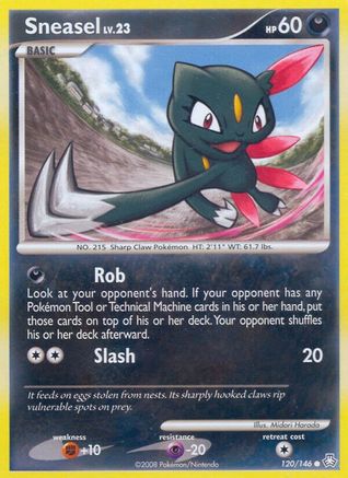 Sneasel (120) Reverse Holofoil - Legends Awakened