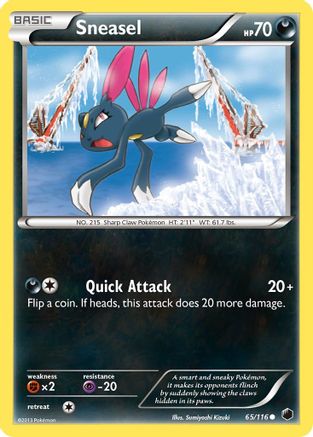 Sneasel (65) Reverse Holofoil - Plasma Freeze