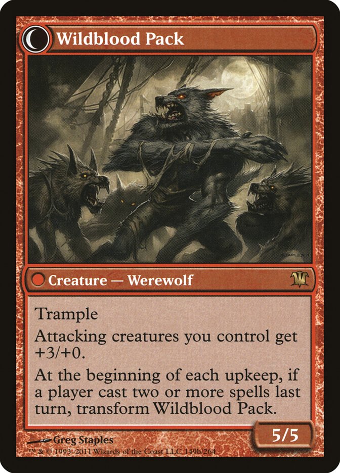 Instigator Gang // Wildblood Pack (149) Foil - Innistrad