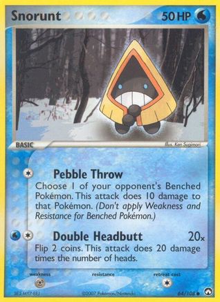 Snorunt (64) Reverse Holofoil - Power Keepers