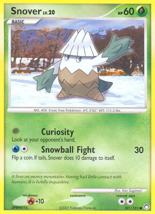 Snover (101) Reverse Holofoil - Mysterious Treasures