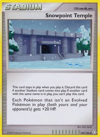 Snowpoint Temple (134) Reverse Holofoil - Legends Awakened