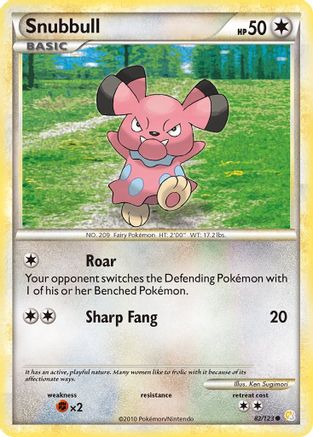Snubbull (82) Reverse Holofoil - HeartGold SoulSilver
