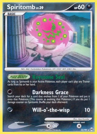 Spiritomb (32) Reverse Holofoil - Arceus
