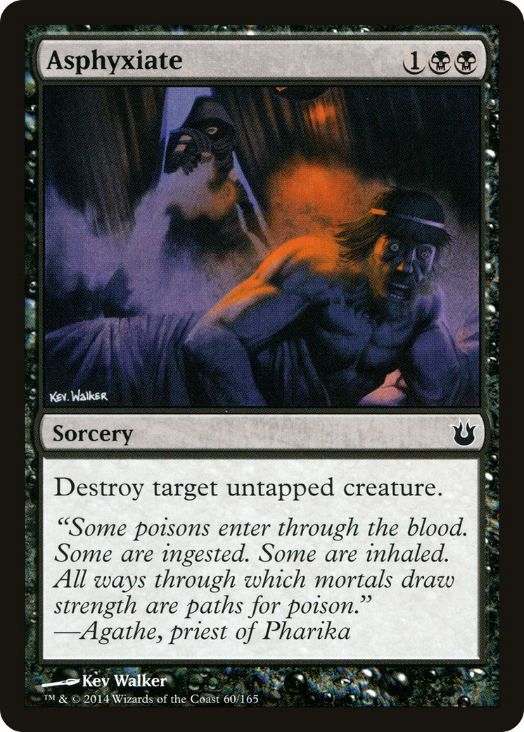 Asphyxiate (060) Foil - Born of the Gods