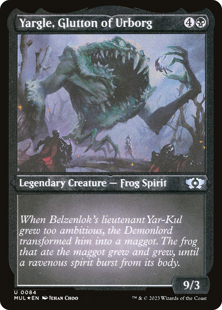 Yargle, Glutton of Urborg (084) Foil - Multiverse Legends