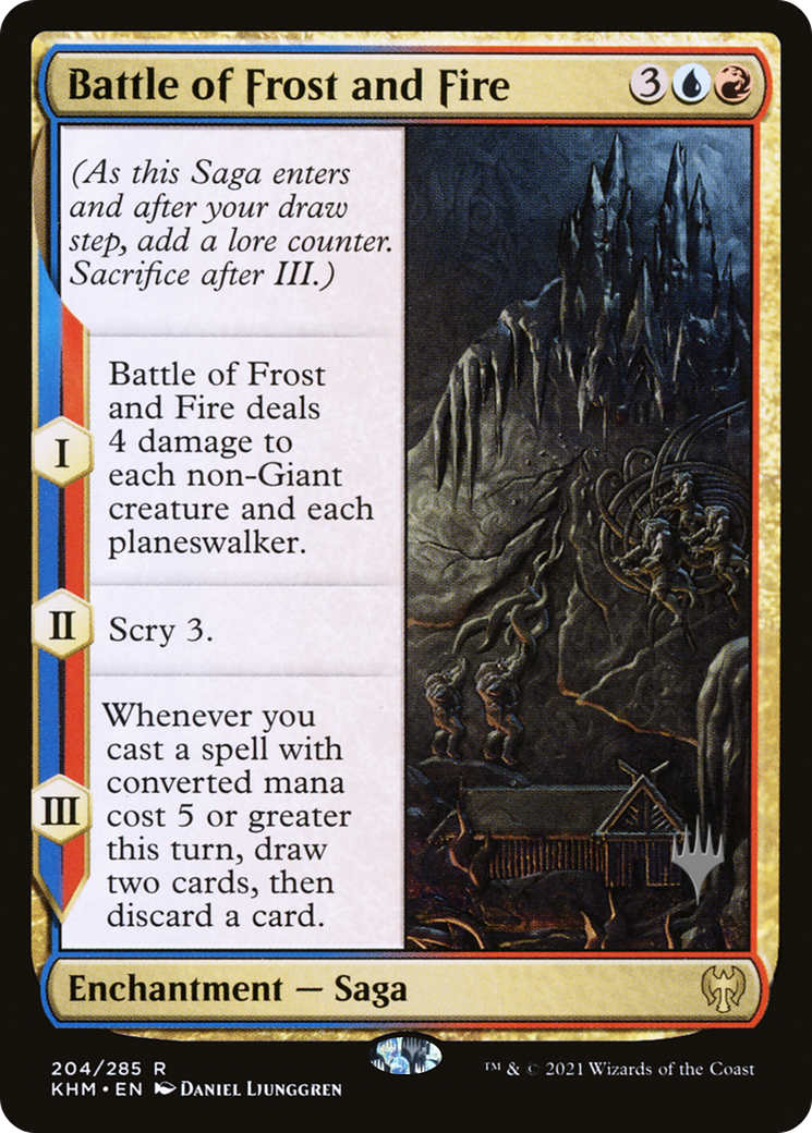 Battle of Frost and Fire (204p) Foil - Kaldheim Promos