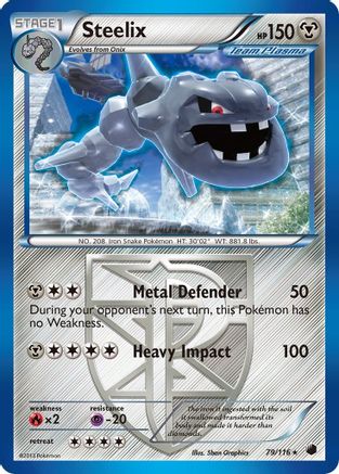 Steelix (Team Plasma) (79) Reverse Holofoil - Plasma Freeze