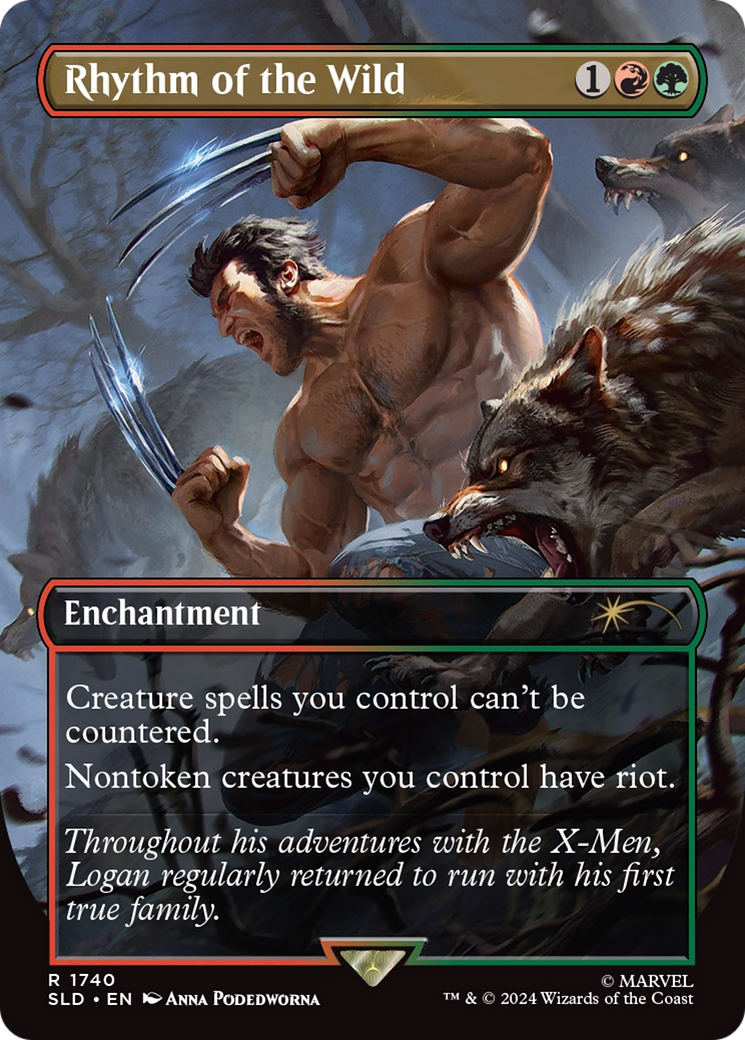 Rhythm of the Wild (Rainbow Foil) (1740) Foil - Secret Lair Drop