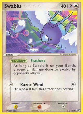 Swablu (67) Reverse Holofoil - Emerald