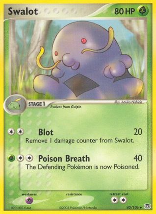 Swalot (40) Reverse Holofoil - Emerald