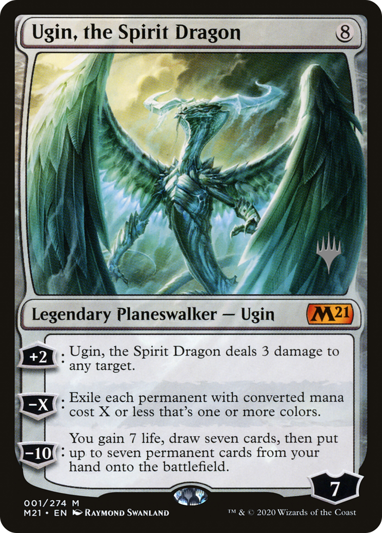 Ugin, the Spirit Dragon (001) - Core Set 2021 Promos